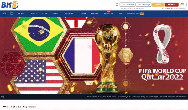 BK8 World Cup Betting App